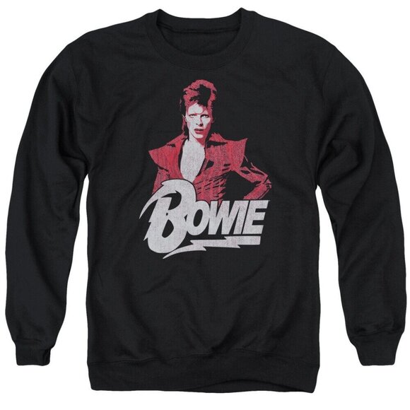 David Bowie Diamond Tour Crewneck Rock Band Music Sweatshirt 05 - Picture 1 of 5